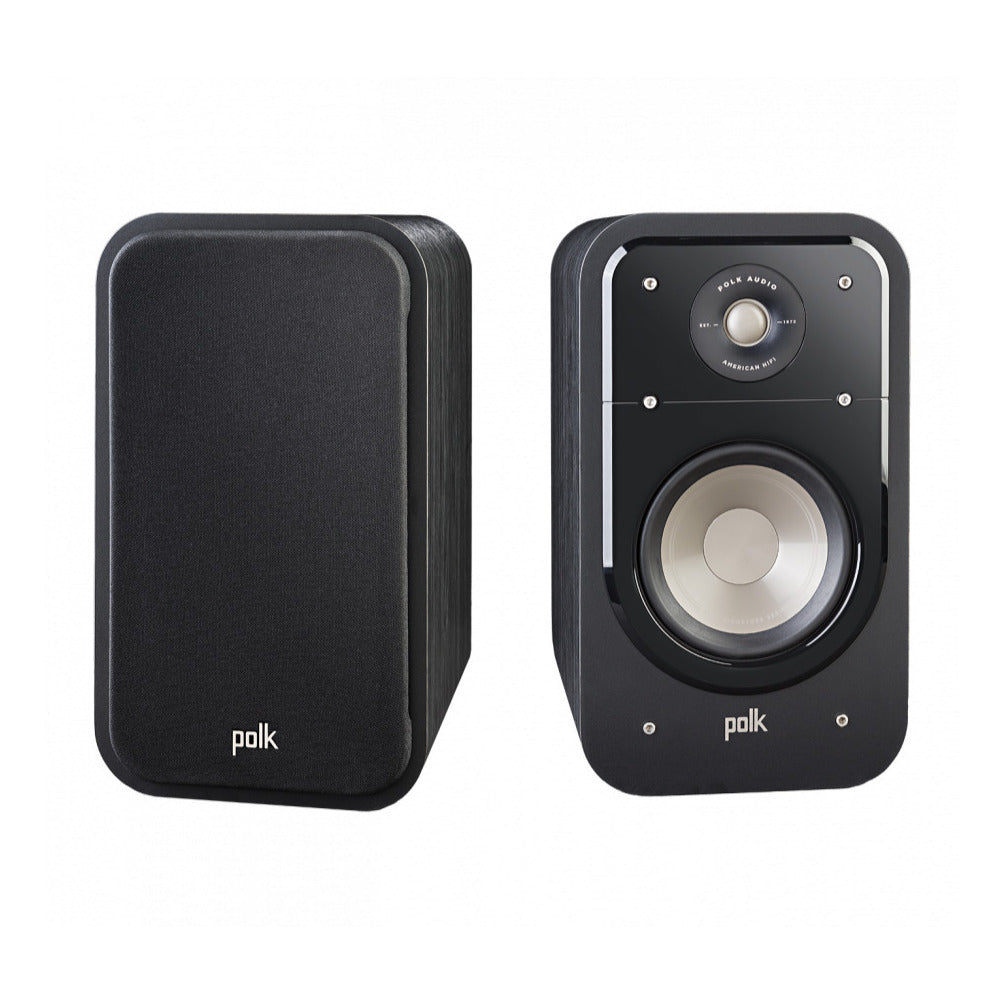 Polk Audio Signature Series S20 2-Way Bookshelf Speakers (Black Walnut, Pair)