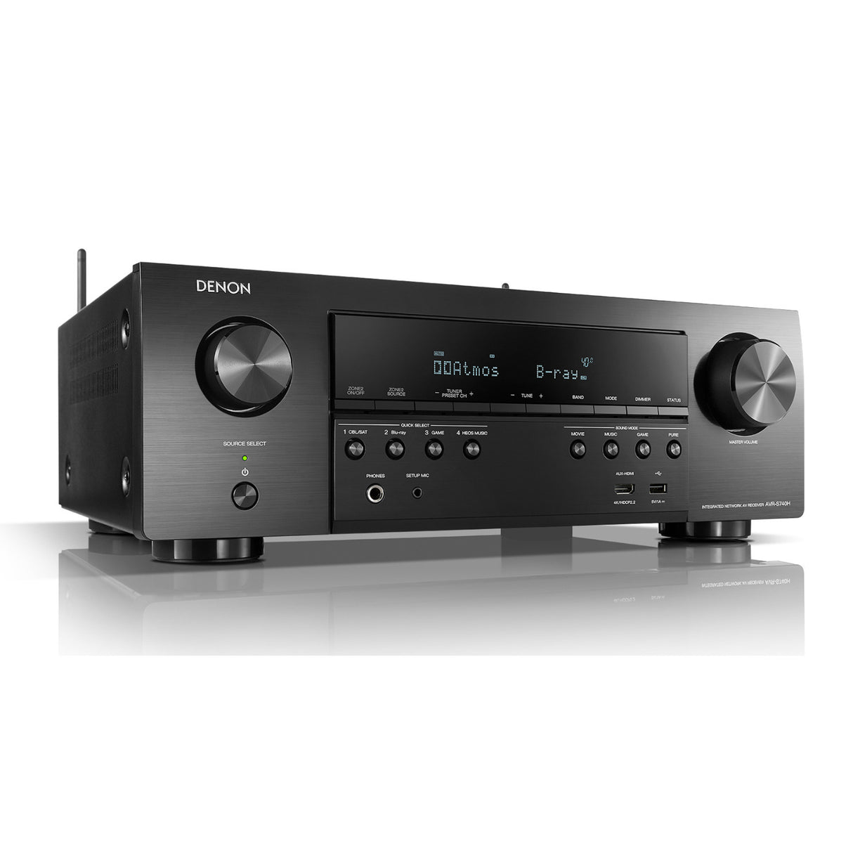 Denon AVR-S740H 7.2-Channel Network A/V Receiver