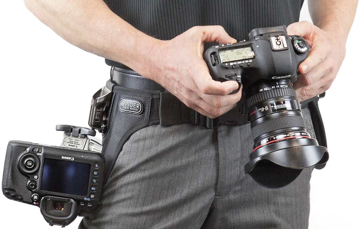 Spider Camera Holster SpiderPro Dual Camera System v2 and Accessory Bundle