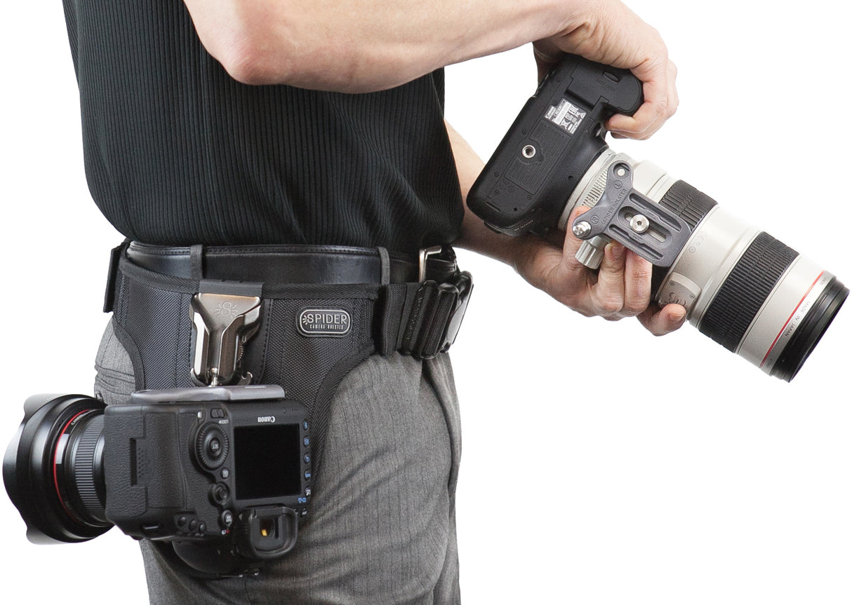 Spider Camera Holster SpiderPro Dual Camera System v2 and Accessory Bundle