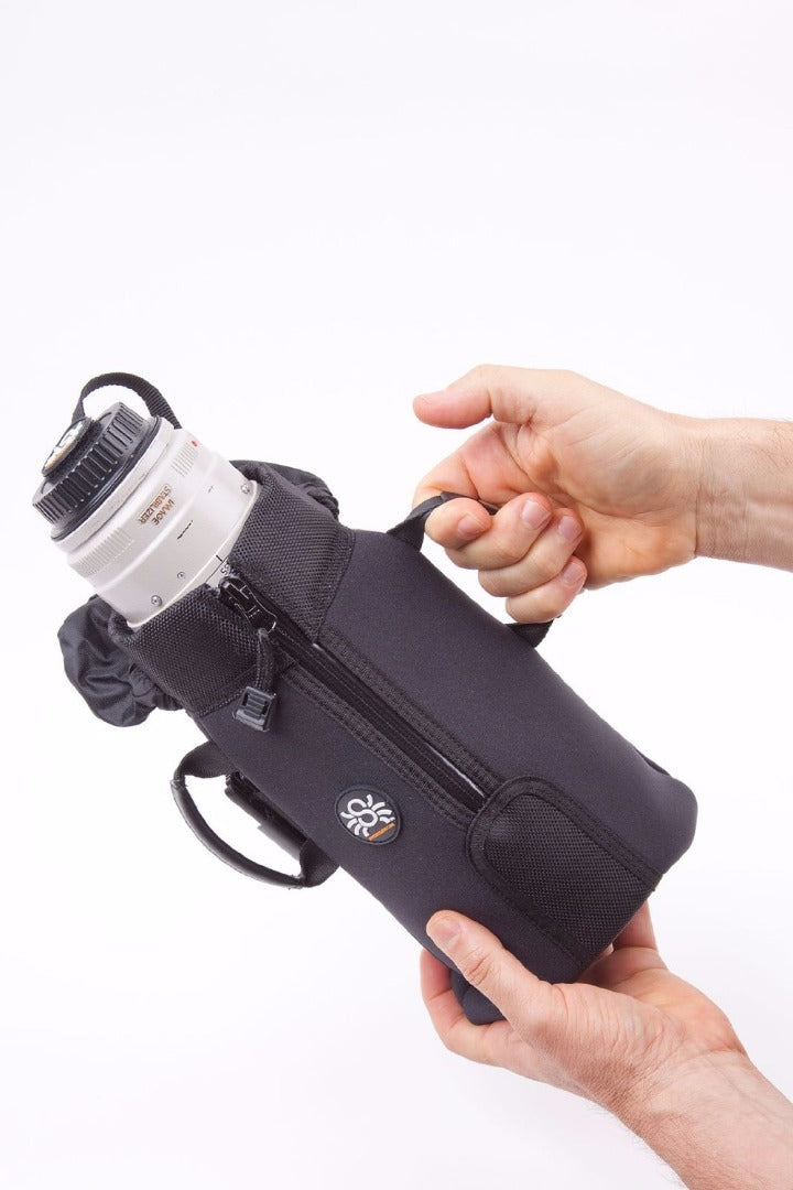 Spider Holster Large and Medium Lens Pouches with SpiderLight Backpacker Kit