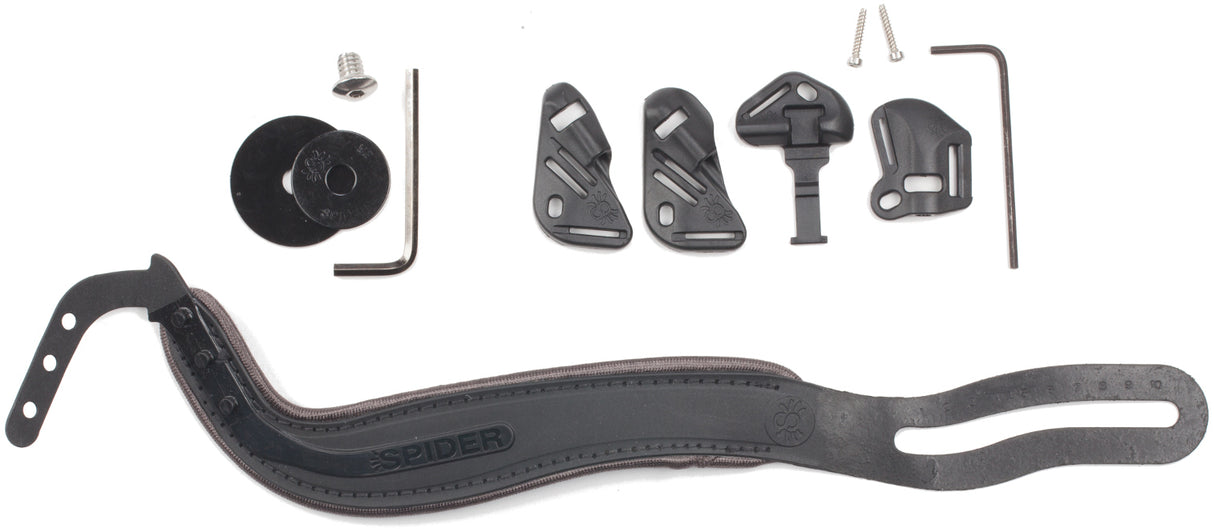 Spider Holster SpiderLight Black Leather Hand Strap 990 with Camera Cleaning Kit