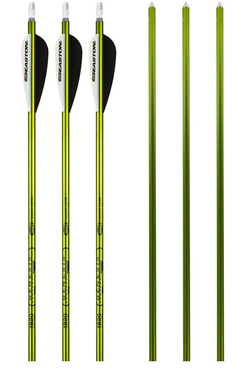Genesis Archery Easton XX75 30in NASP Arrows for Genesis Bows (6-pack, Green)