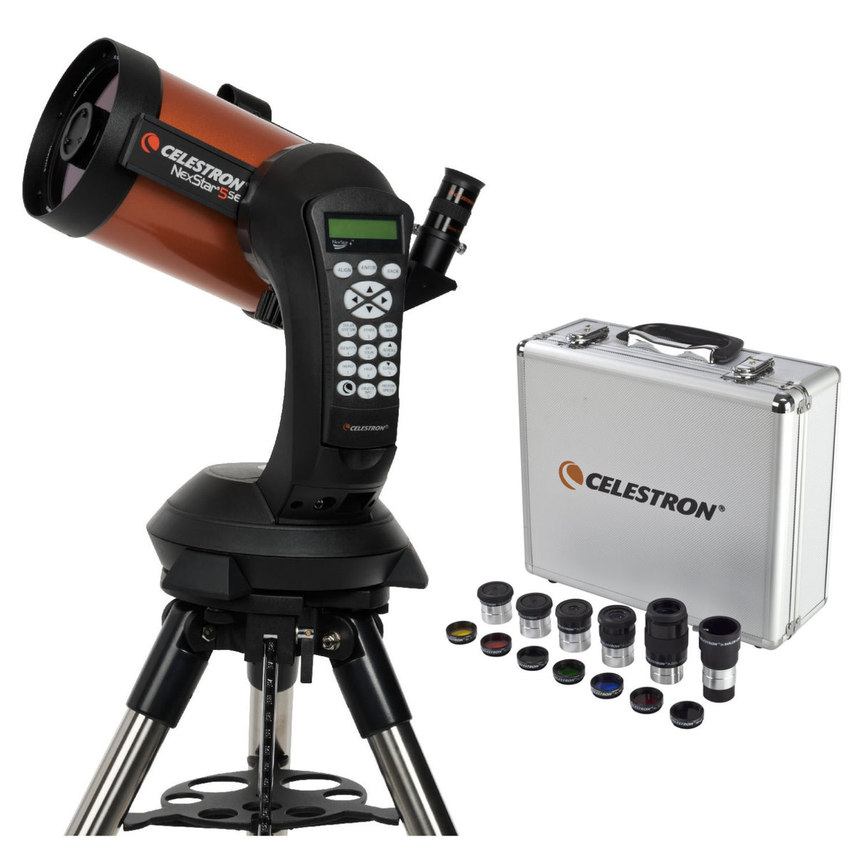Celestron Nexstar 5SE Schmidt-Cassegrain Telescope and Eyepiece Accessory Bundle