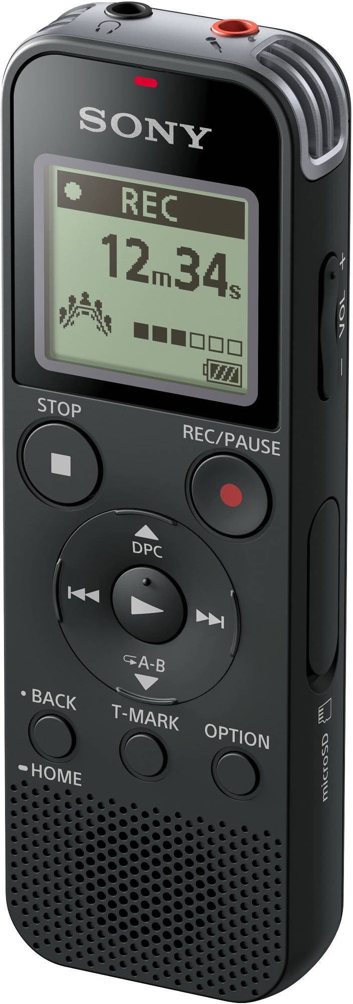 Sony ICDBX140 4GB MP3 Digital Voice Recorder w/ Hardshell Case and 32GB SD Card