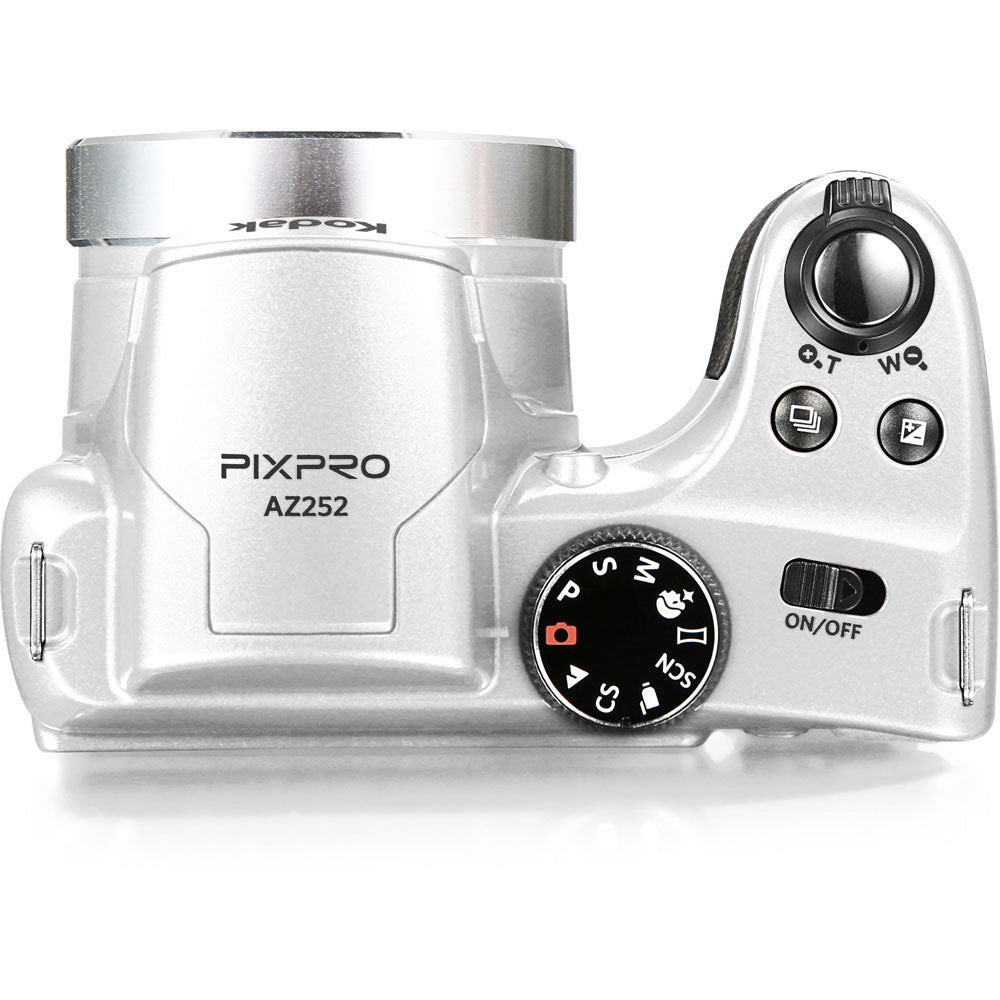 KODAK PIXPRO AZ252 Astro Zoom Digital Camera (White) Bundle