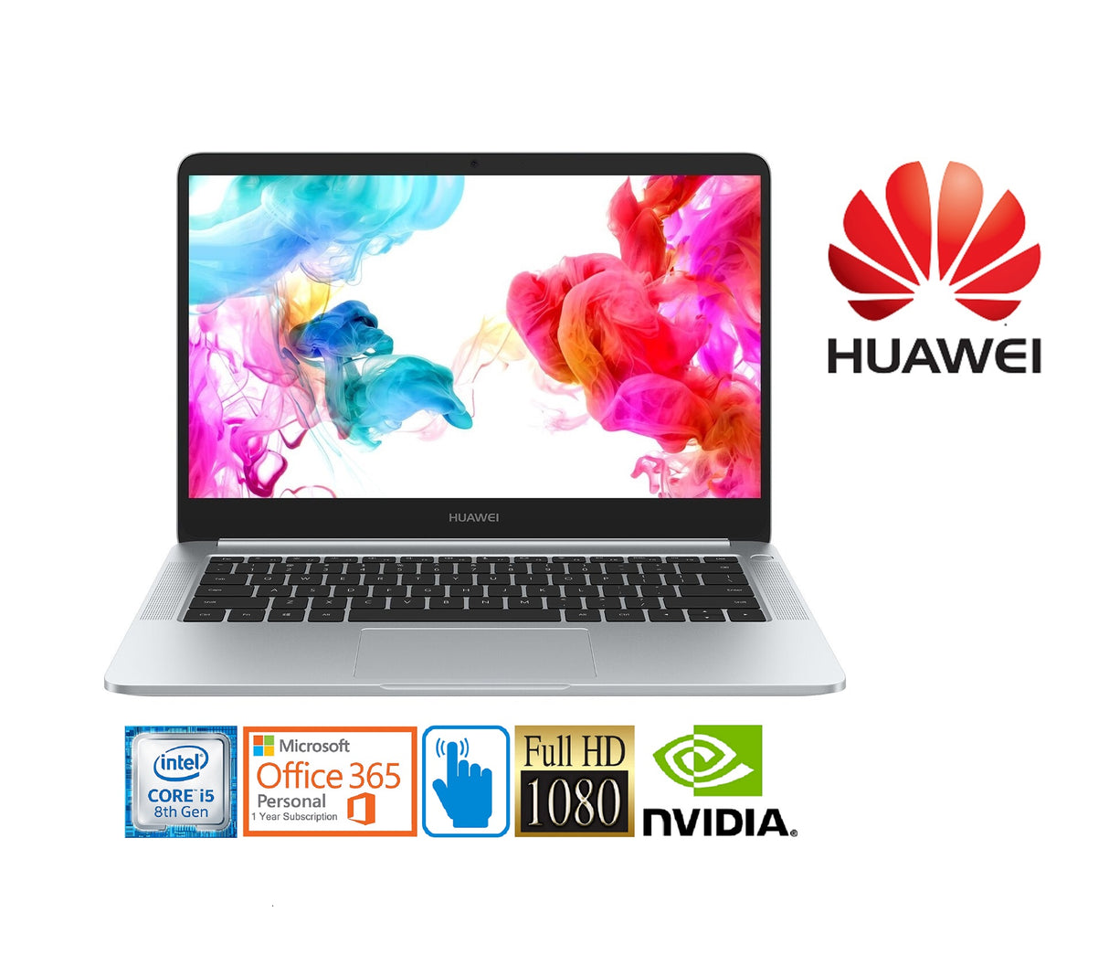 Huawei MateBook D 14" Touchscreen Laptop (Mystic Silver)