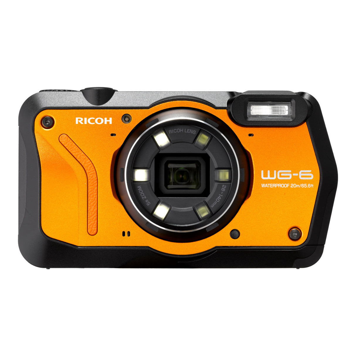 Ricoh WG-6 Digital Camera (Orange)