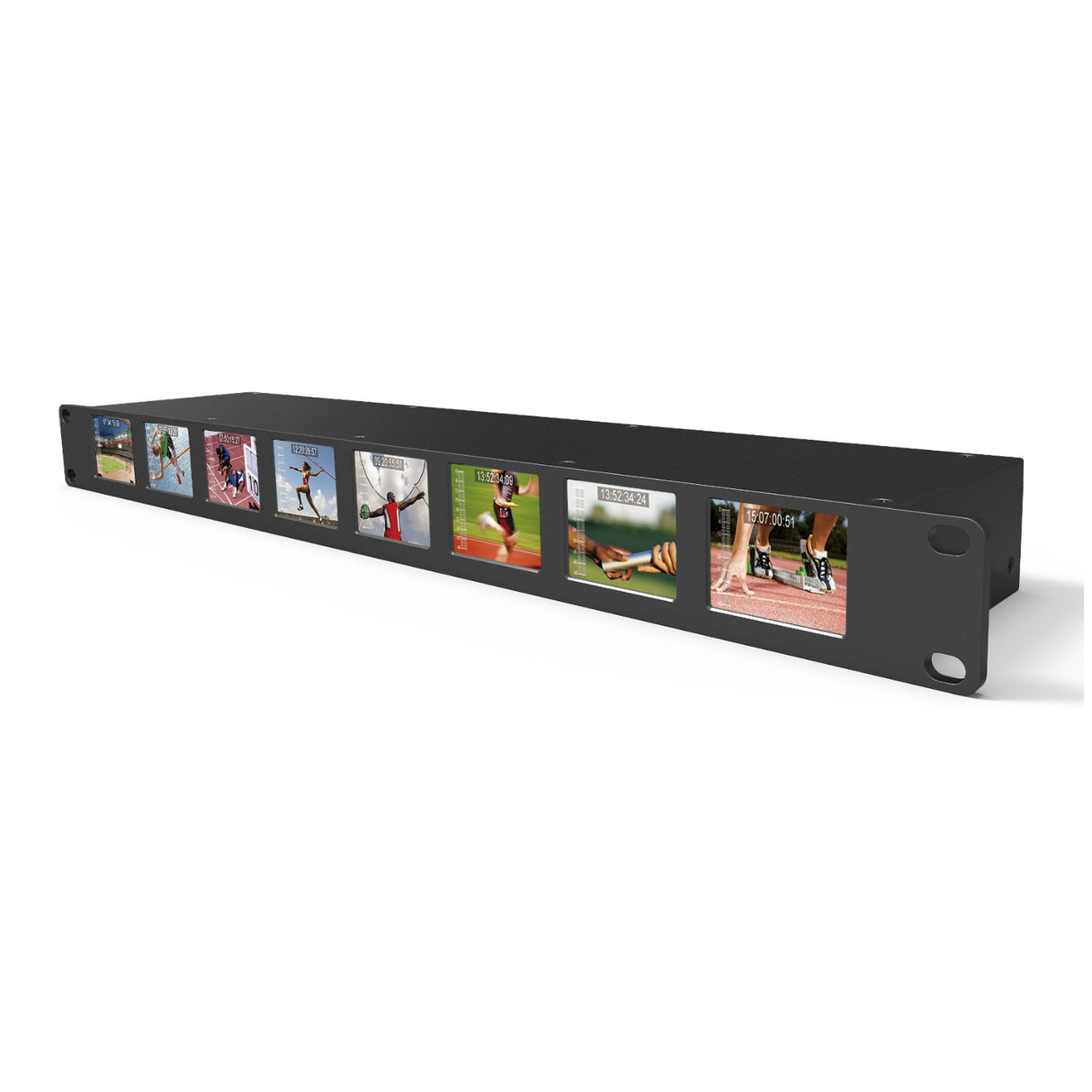 Lilliput RM-0208S 8x2-Inch 1RU Rackmount Monitors with SDI Equalization and Reclock