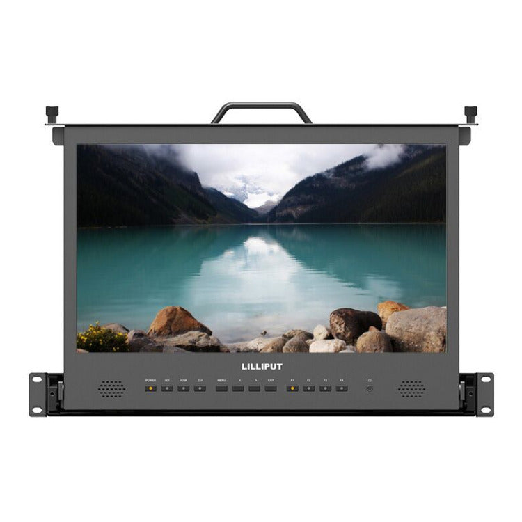 Lilliput RM-1730S 17.3-Inch 1RU FHD Pull-out Rackmount Monitor with Waveform, Vector
