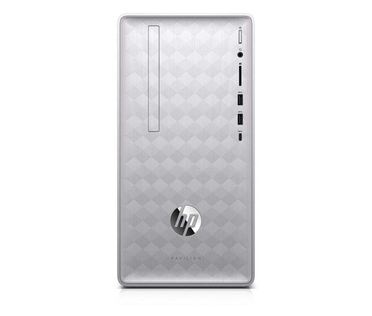 HP Pavilion 590 Desktop PC, Intel Core i7-8700, 16GB RAM, 2TB HDD, AMD Radeon 2GB, Windows 10 (Certified Refurbished)