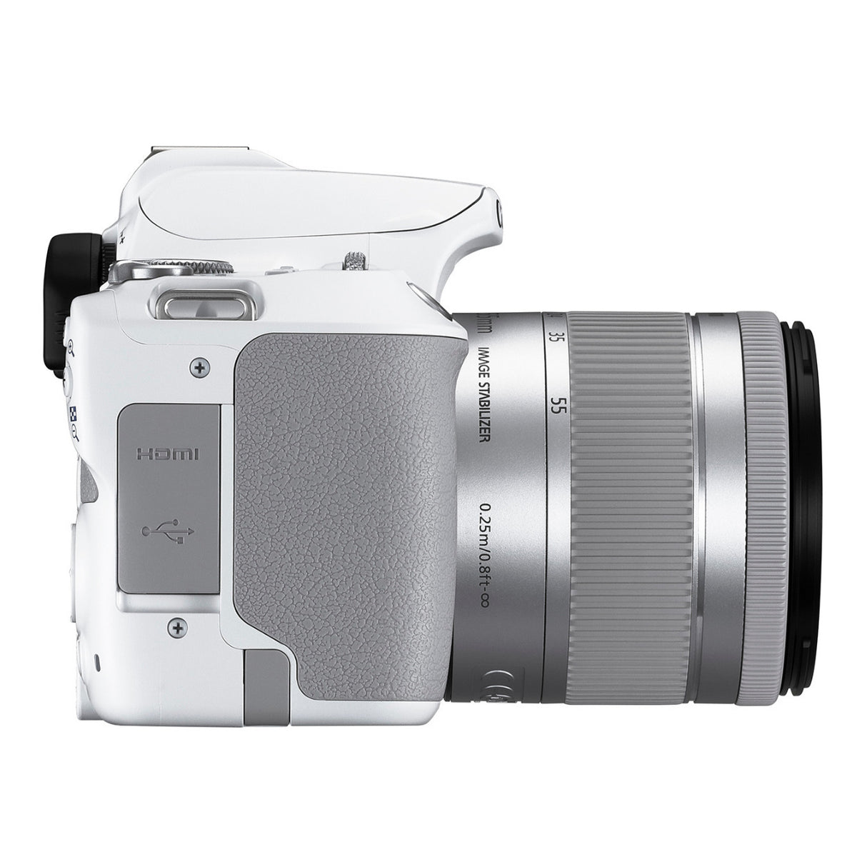 Canon EOS Rebel SL3 DSLR Camera with EF-S 18-55mm f/4-5.6 IS STM Lens (White)