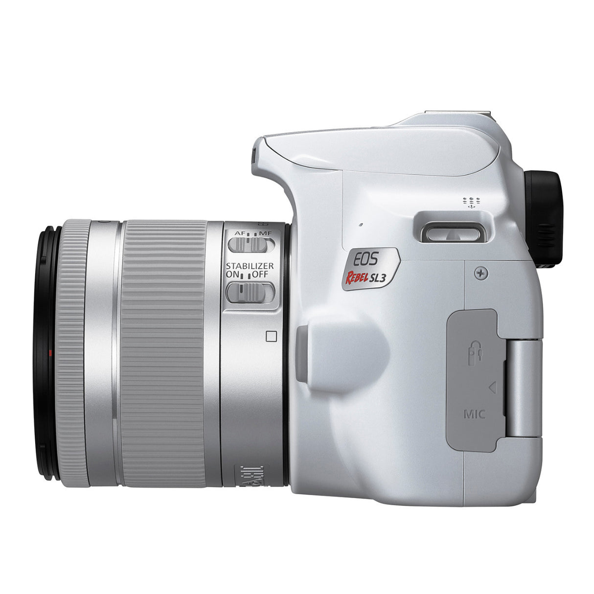 Canon EOS Rebel SL3 DSLR Camera with EF-S 18-55mm f/4-5.6 IS STM Lens (White)