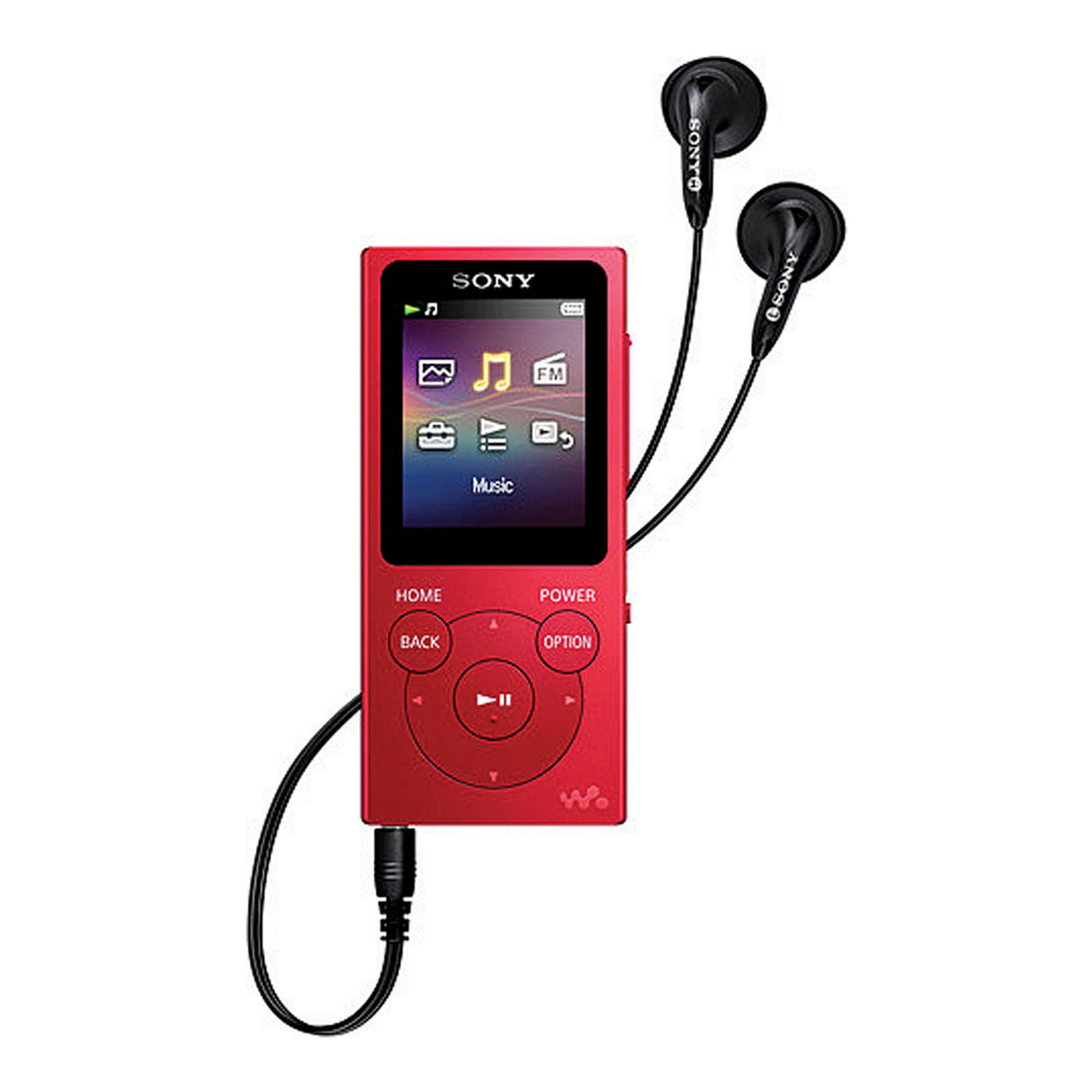 Sony NW-E394 8GB Walkman Audio Player (Red)