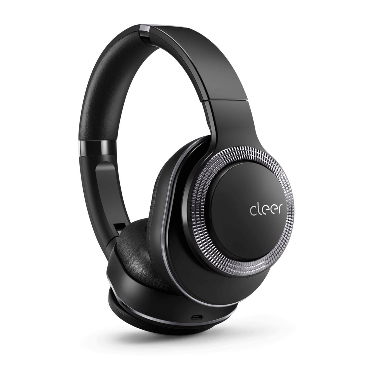 Cleer Flow Hybrid Noise-Canceling Bluetooth Over-Ear Headphones (Black)