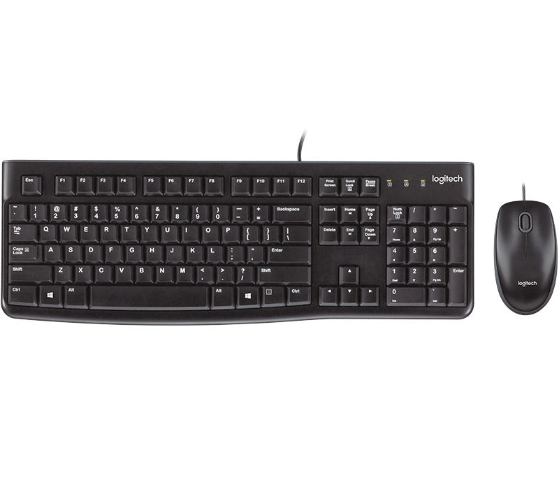 Logitech MK120 USB Keyboard and Mouse Combo for Windows-based PC