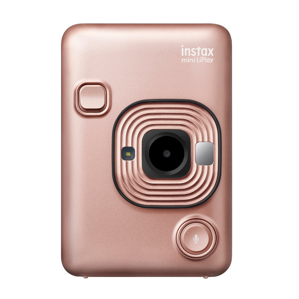 Fujifilm Instax Mini Hybrid LiPLay Instant Camera (Blush Gold)