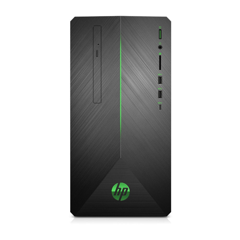 HP Pavilion 690 Gaming Desktop PC, AMD Ryzen 5-2400G, 1TB HDD + 128GB SSD, NVIDIA GTX 3GB (Certified Refurbished)