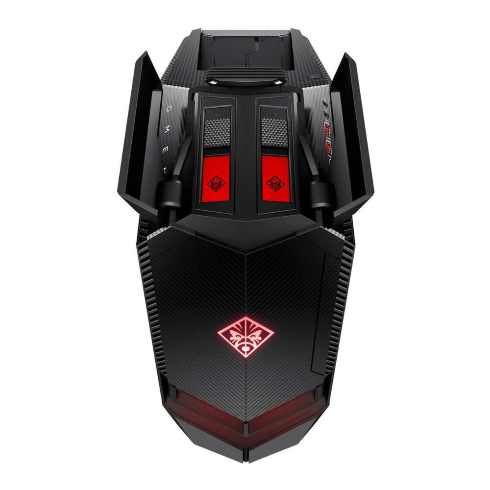 HP Omen 880 Gaming Desktop PC, Intel Core i7-8700, 16GB RAM, 1TB HDD + 256GB SSD, NVIDIA GeForce GTX 1050 Ti 4GB (Certified Refurbished)