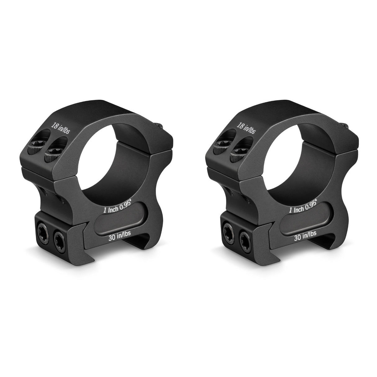 Vortex Mounting Bundle for 1-inch Tube/Picatinny Rail (Medium, 0.95-inch)