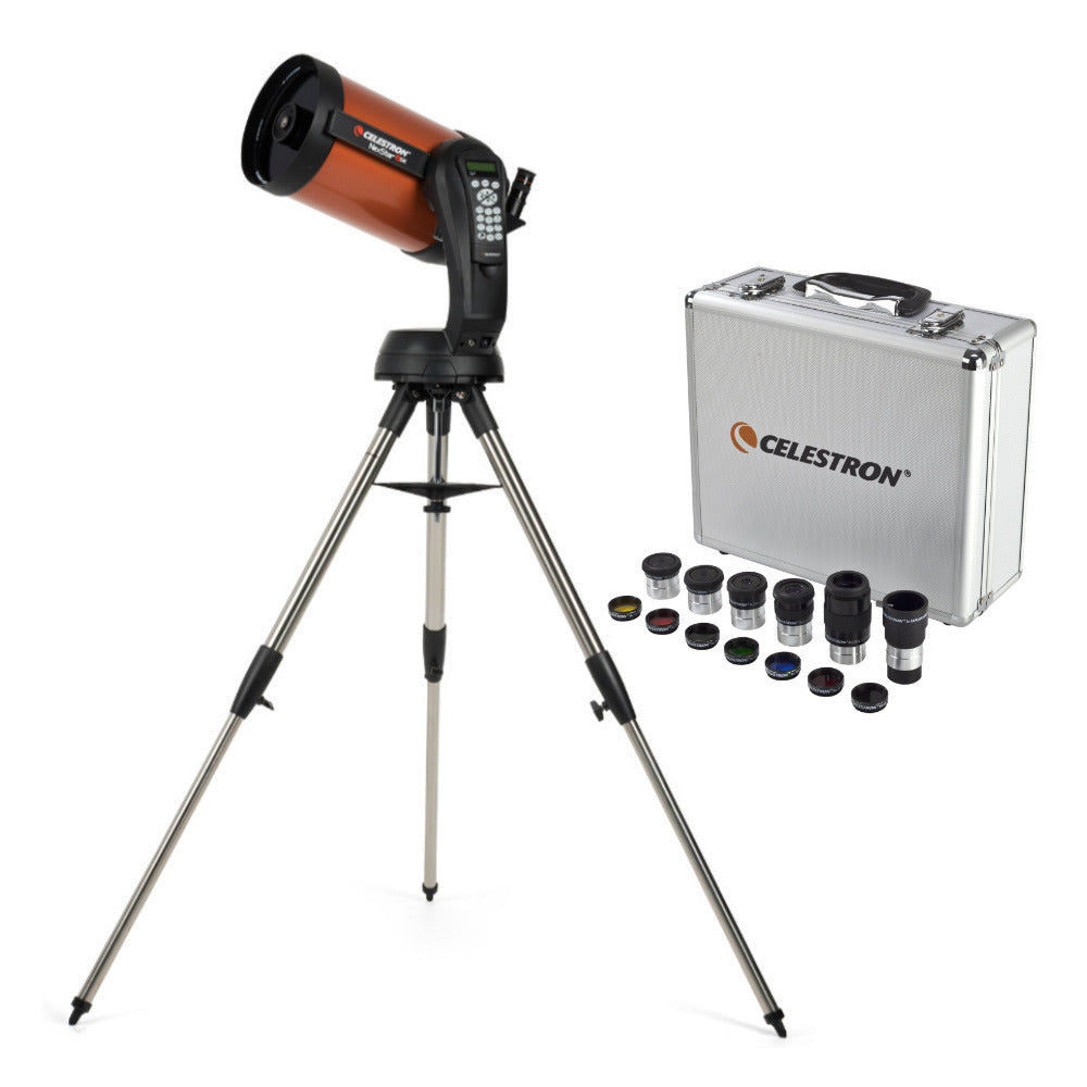 Celestron NexStar 8SE Schmidt-Cassegrain Computerized Telescope and Eyepiece Accessory Bundle