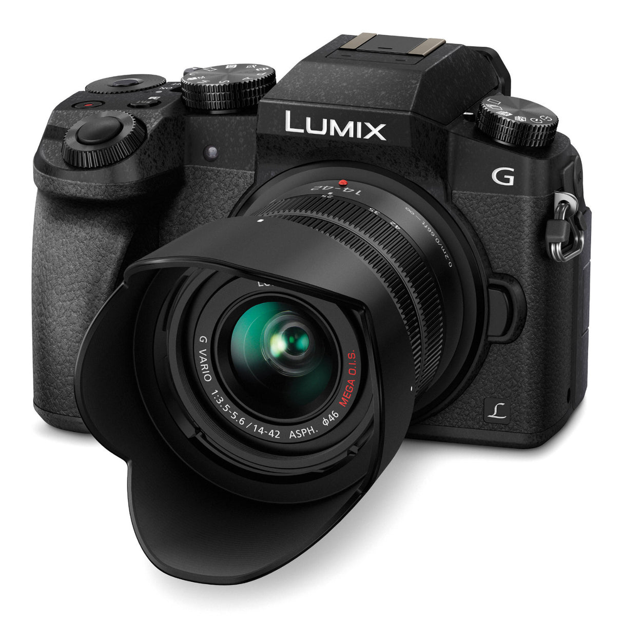 Panasonic LUMIX G7 Mirrorless Camera with 14-42mm Lens, 64GB SD Card and Accessories Bundle