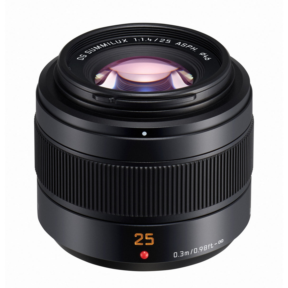 Panasonic LUMIX G 25mm f/1.4 ASPH Leica DG SUMMILUX Lens for Mirrorless Micro Four Thirds (Black)