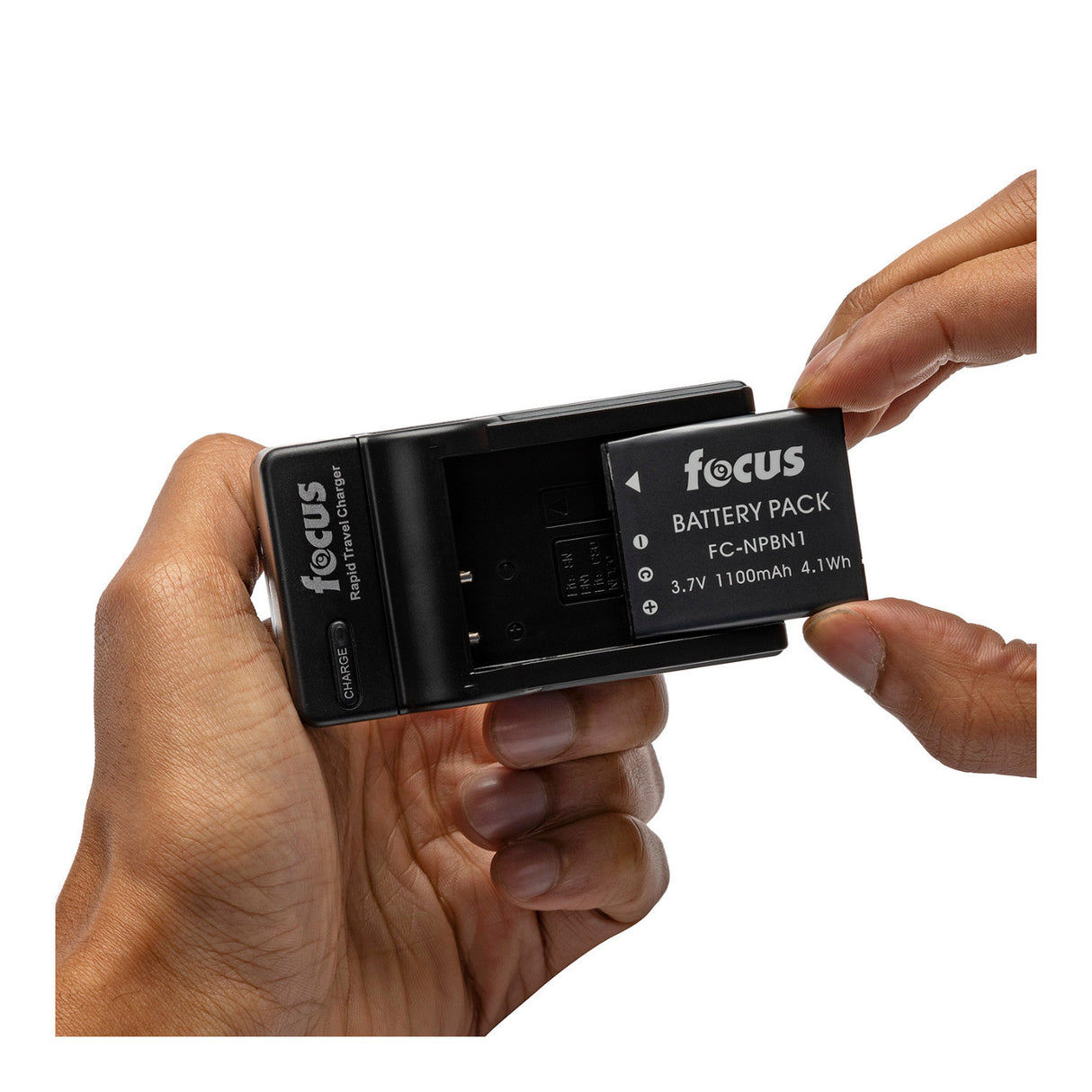 Focus Replacement Rechargeable Lithium-Ion Battery and Charger for Sony NP-BN1