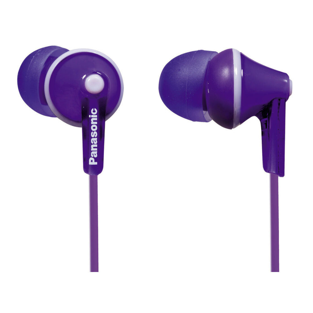 Panasonic RP-HJE125-V ErgoFit In-Ear Earbud Headphones (Violet)