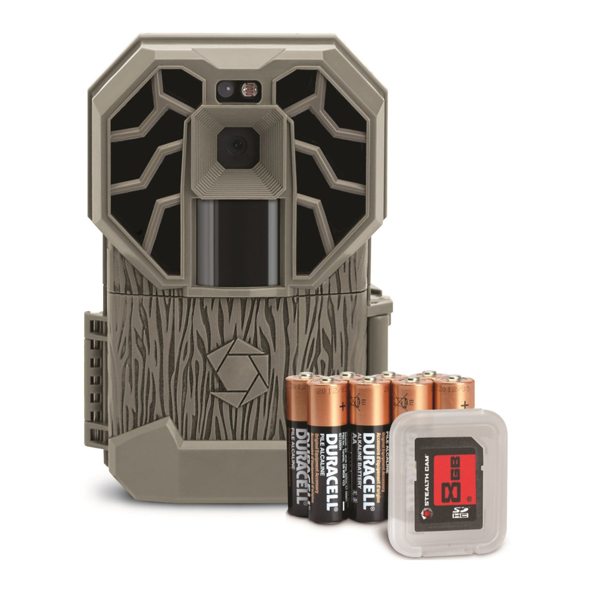 Stealth Cam G26NG Pro 12MP Trail Camera with 8GB SD Cards and Eight Batteries
