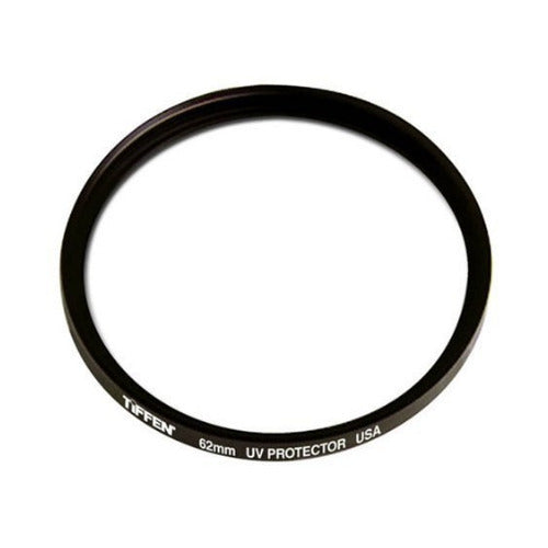 Tiffen 62mm UV Protector Lens Filter w/ Focus Lens Cleaning Brush