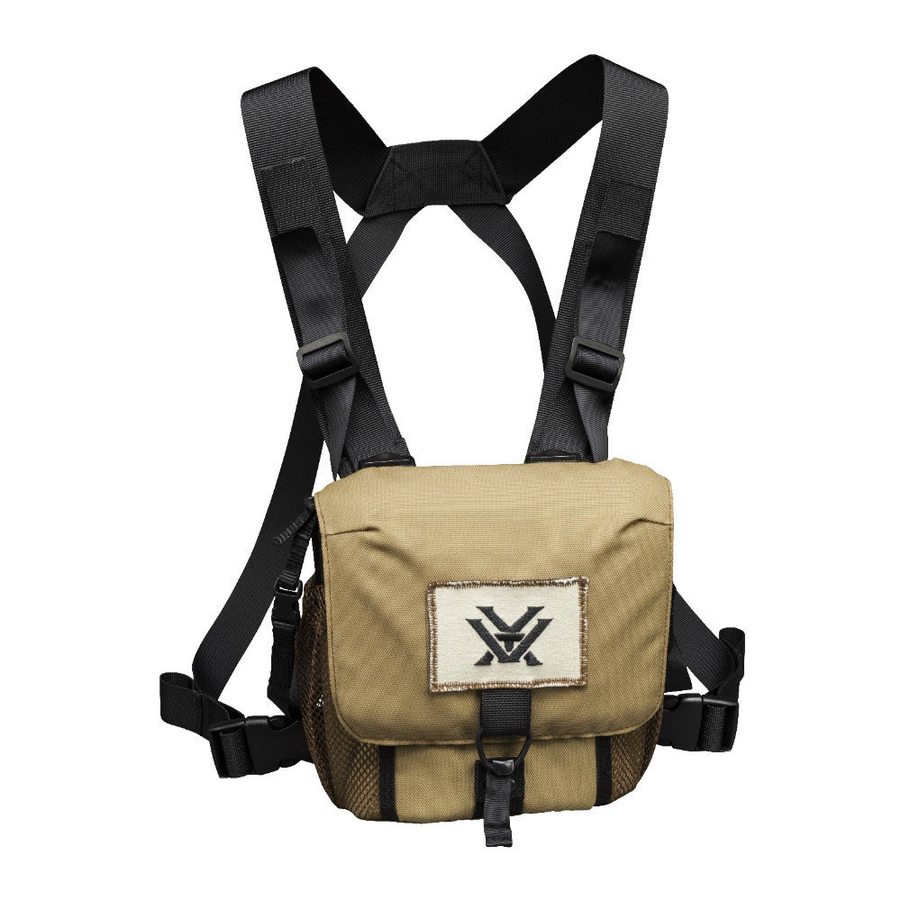 Vortex 12x50 Crossfire Roof Prism Binoculars with Glasspak Harness and Accessory Bundle