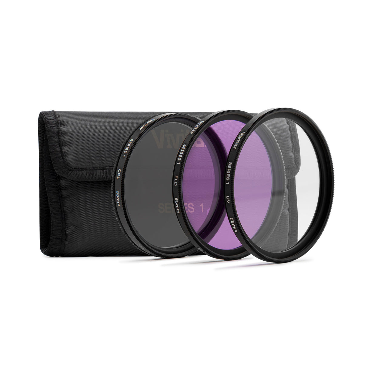 55mm UV/CPL/ND Filter Kit