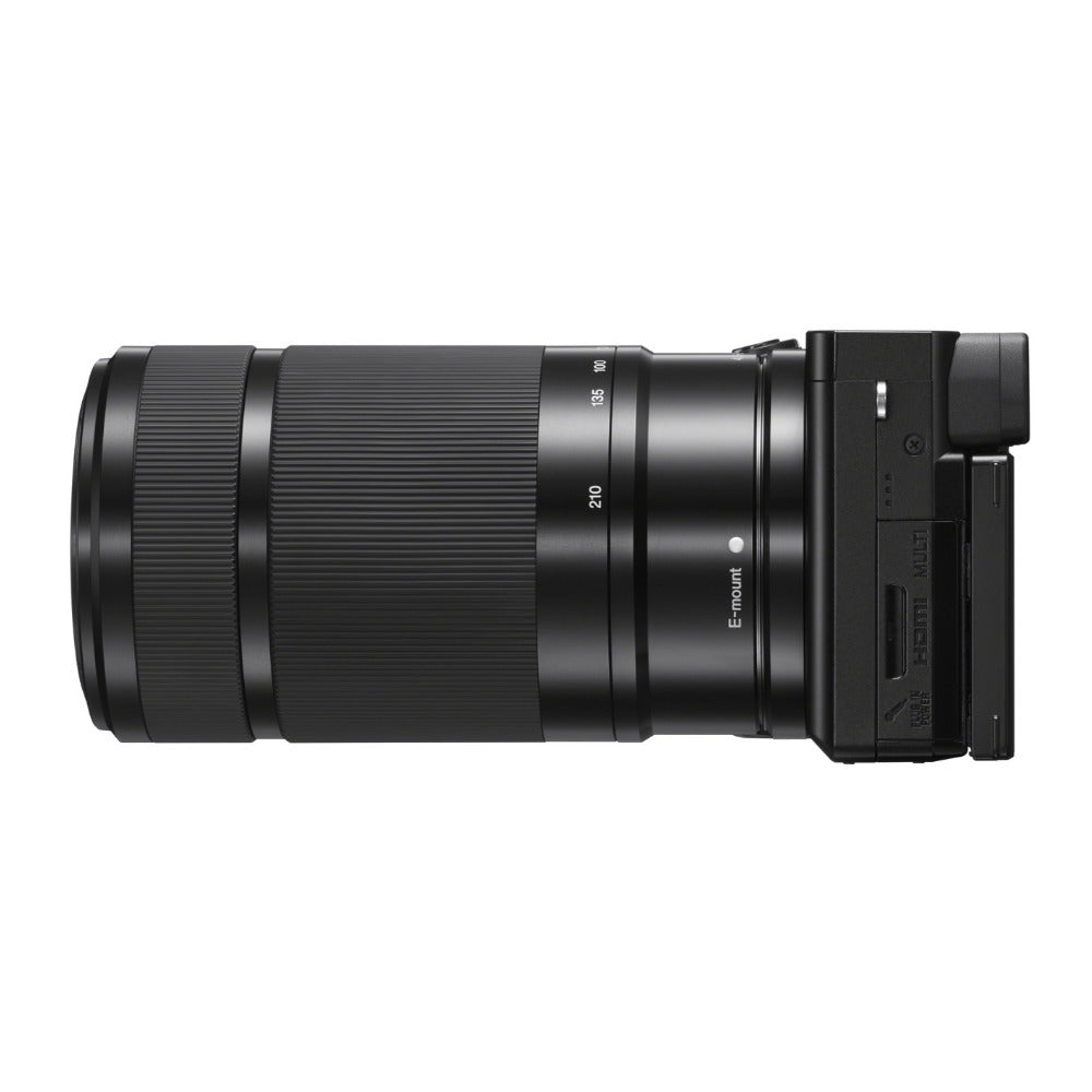 Sony Alpha a6100 APS-C Mirrorless Camera with 16-50mm and 55-210mm Lens Bundle