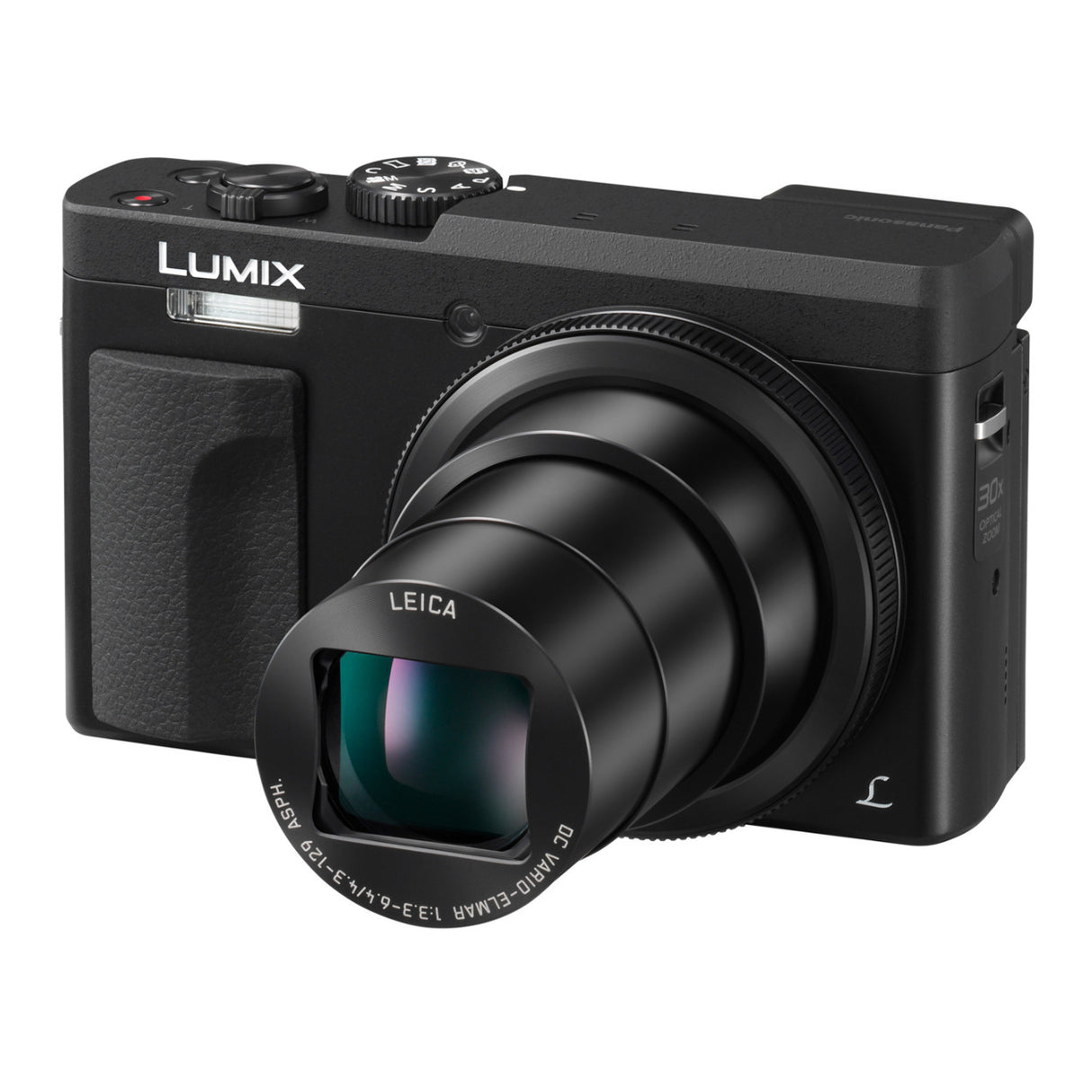 Panasonic LUMIX DC-ZS70 20.3MP 4K Digital Camera (Black) with Memory Card and Dual Charger Bundle