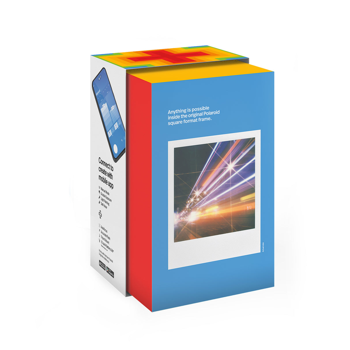 Polaroid NOW+ Instant Film Camera (White)