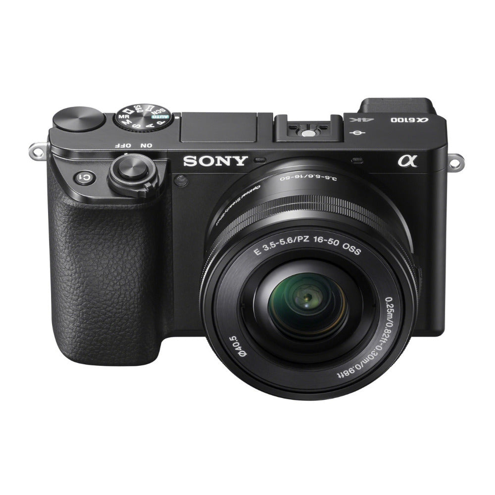 Sony Alpha a6100 APS-C Mirrorless Camera with 16-50mm Lens Bundle