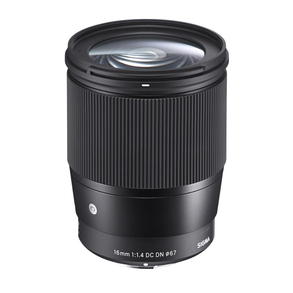Sigma 16mm f/1.4 DC DN Contemporary Lens for Sony with Accessory Bundle