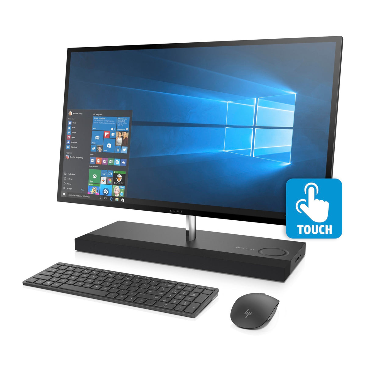 HP Envy 27-b245se 27-Inch QHD Touch Screen Intel i7-8700T 16GB 256GB SSD+ 1TB HDD NVIDIA GTX 1050 4GB All-in-One PC