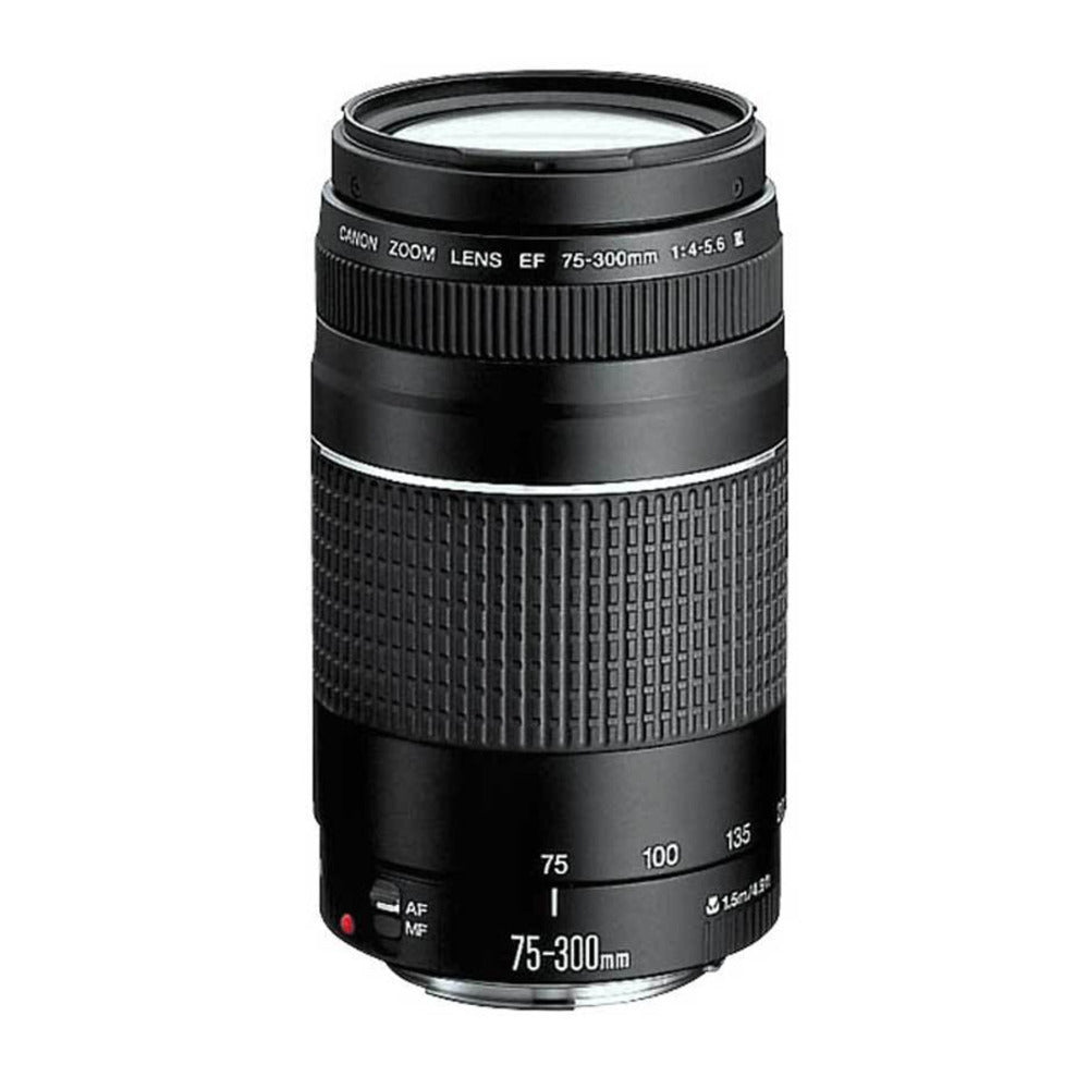 Canon EOS Rebel SL3 DSLR 4K Camera (Black) with EF-S 18-55mm and EF 75-300mm Double Zoom Lens Bundle