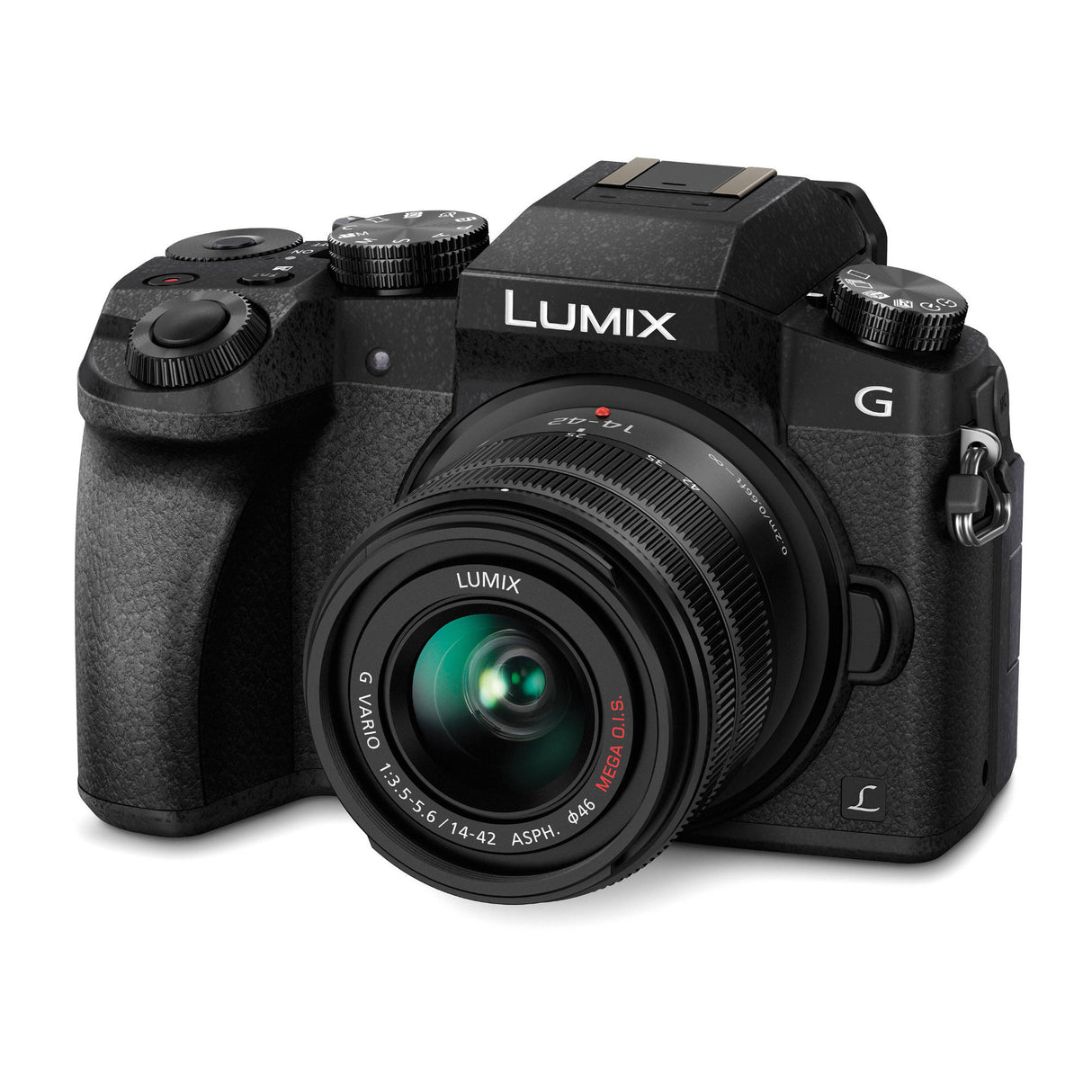 Panasonic LUMIX G7 Mirrorless Camera with 14-42mm f/3.5-5.6 Lens (Black) Bundle