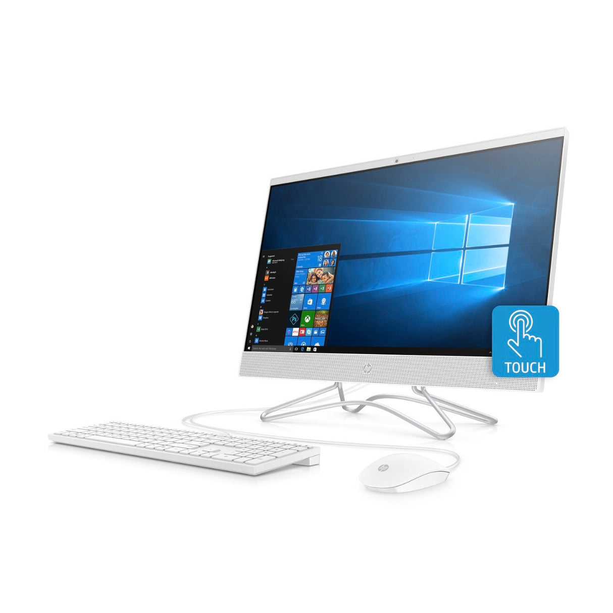 HP 24-F 23.8-Inch Full HD IPS-WLED Touch Screen AMD Ryzen 3 3200U 8GB 1TB HDD All-in-One Desktop PC