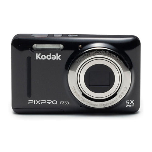 KODAK PIXPRO Friendly Zoom FZ53 Digital Camera (Black) and 16GB SD Card Bundle