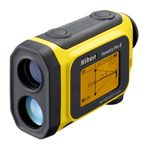Nikon Forestry Pro II Laser Rangefinder with Lens Pen, Retractable Rangefinder Tether, and Batteries