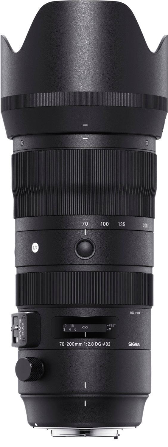 Sigma 70-200mm f/2.8 DG OS HSM Sport Lens for Nikon with USB Dock and 64GB SD Card Bundle