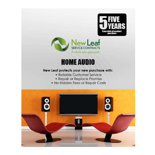 New Leaf 5-Year Audio Equipment Service Plan for Products Retailing Under $250