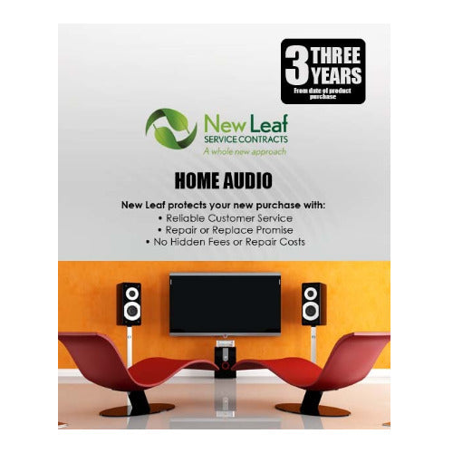New Leaf 3-Year Audio Equipment Service Plan for Products Retailing Under $4000