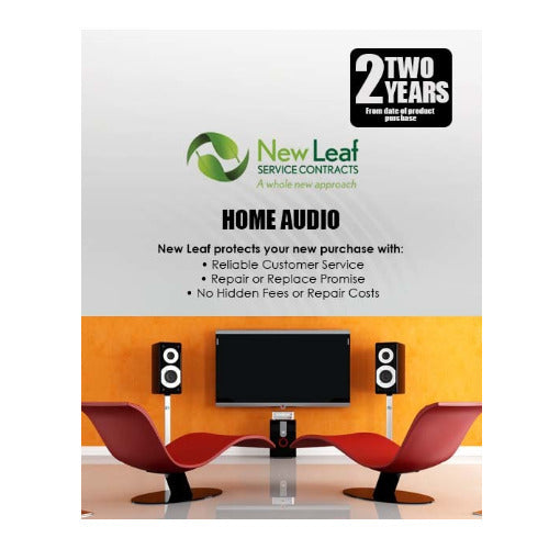 New Leaf 2-Year Audio Equipment Service Plan for Products Retailing Under $100