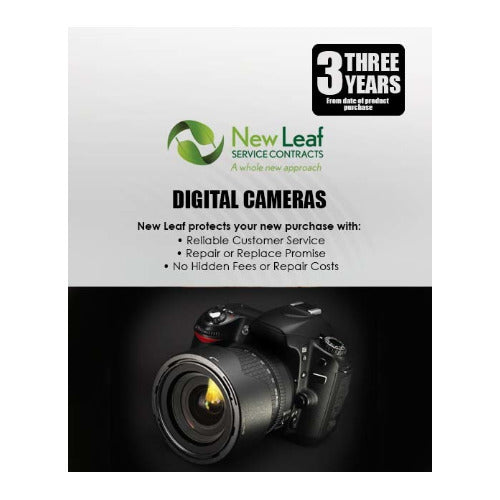 New Leaf 3-Year Digital Cameras Service Plan for Products Retailing Under $3,000
