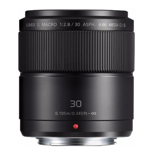 Panasonic LUMIX G MACRO 30mm f/2.8 ASPH. MEGA O.I.S. Lens for Micro Four Thirds Camera